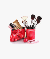 Cosmetic makeup brush set